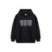 Heavyweight Style Hooded Sweatshirt – Unisex Fleece-Lined Pullover With Foam Print (M-5XL, Black/Grey)_viptrois.com