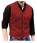 Man's Clothing Men's Waistcoat V-neck Groom And Best Man Wedding Dress Waistcoat_viptrois.com
