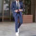 Men's Slim Fit Wedding Suit Set – Single-Breasted Notch Lapel Blazer & Pants (S-5XL) | Polyester Formal & Business Attire_viptrois.com