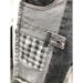 Men's Clothing Summer New Gray And Black Stitching Denim Shorts Trendy Straight Loose Five Point Pants Horse Pants_viptrois.com