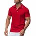 Summer Best Selling European Size Mesh Men's Polo Shirt Casual Golf Quick Drying Short Sleeved T Shirt_viptrois.com