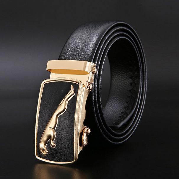 Casual Men's Belt Automatic Buckle Belt Middle Aged And Young Belt_viptrois.com