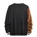 Men's Graphic Bear Print Sweatshirt – Long Sleeve Crewneck Pullover (EU S-XXL, Fleece-Lined)_viptrois.com