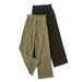 Mother & Kids INS Girls Pants Spring And Autumn Waist Ribbed Knitted Wide Leg Pants Children's Sports Casual Outerwear Pants_viptrois.com