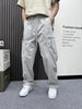 Men's Quick Drying Lightweight Cargo Pants Stylish Pocket Casual Drawstring Straight Leg Loose Fit Spring Arrival_viptrois.com
