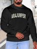 Polar Fleece Solid Color Round Neck Sweater Mens Candy Cotton Long Sleeve Working Clothes_viptrois.com