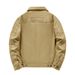 brand Warm Fleece Autumn Winter Jackets For Men Cargo Fleece Coat Casual Men's Winter Jacket Solid Color Luxury Outerwear Man_viptrois.com