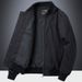 Men's Military Flight Jacket Bomber Coat - Lightweight Cotton Baseball Jacket With Hood, Ribbed Hem & Multiple Pockets_viptrois.com