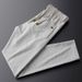 Luxury Men's Casual Pants Thin Loose Straight Leg Summer Sports Versatile Linen_viptrois.com