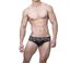 UXH New Men's Printed Nylon Swim Trunks Gold Leaf Fashion Sexy Triangle Swimwear For Men_viptrois.com