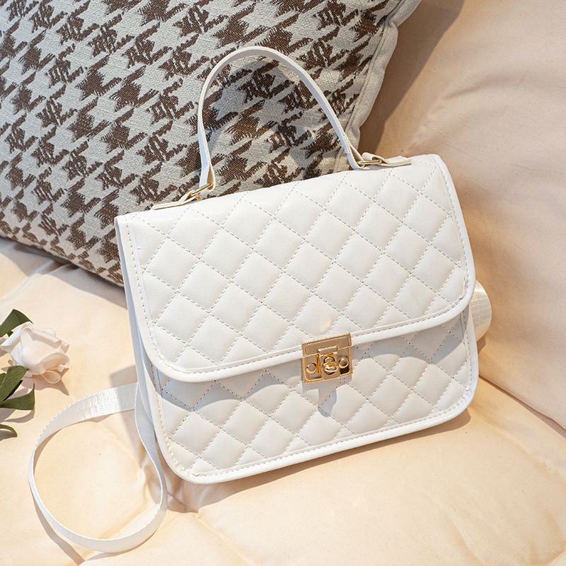 Women's Professional Quilted Laptop Backpack - Anti-Theft Lock & USB Port (Waterproof Office Bag)_viptrois.com