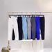 Men's Spring And Autumn New Stitching Sweatpants Air Layer Cotton Sports Casual Pants_viptrois.com