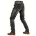 Denim Men's Slim Fake Zipper Splicing Black Jeans Motorcycle Retro Locomotive Riding Denim Men's Pants_viptrois.com