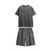Men's Clothing Spring And Summer Trendy Brand New Arrival Casual Short Sleeve Shorts Suit_viptrois.com
