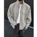 2025 Autumn Men's New Heavy-duty Leather Jacket, Fashionable And Casual Multi Pocket Jacket, Handsome And Trendy Jacket_viptrois.com