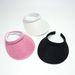 Cloth Covered Slip-On Visor For Women, Adjustable Cap Sports Sun Visors For Men_viptrois.com