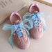 White Lace Accessories Bow Shoelaces Pearl Ballet Adaptable Toe Shoes Casual Shoes Sports Shoes Ins Style_viptrois.com