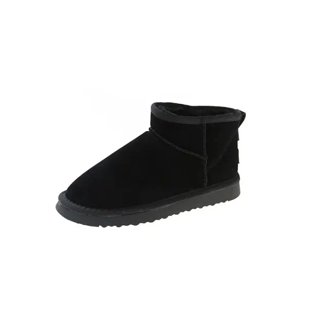 2025 Free Shipping Autumn/Winter New Women's Designer Snow With Veet Warm Leisure Large Couple Thick Bottom Cotton Boots_viptrois.com