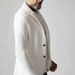 Men's Notch Lapel Knit Blazer – Lightweight Modal Blend Cardigan For Smart Casual & Office Wear_viptrois.com
