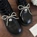 Ins Silver Bead Bow Heart Shoe Buckle Fashionable All Match Shoe Pendant Niche Shoelace Buckle Shoe Accessories_viptrois.com