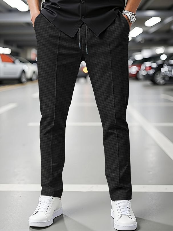 Men's Clothing Men's Trousers Light Luxury Summer Thin Men's Casual Pants Fashion Pants Slim Fit Casual_viptrois.com