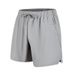 Men's Quick-Dry Elastic Shorts - Lightweight Breathable Casual Sports Beach Pants With Drawstring Waist, Loose Fit (Sizes M-6XL, Black/Blue/Gray)_viptrois.com