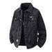 Men's Clothing New Workwear Embroidered Denim Jacket Fashionable Slim Fit Comfortable Long Sleeved Top Spring And Autumn Large Size Jacket For Men_viptrois.com