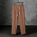 Men's Slim-Fit Chino Pants – Stretch Waist & Straight Leg Dress Pants For Work & Casual (S-3XL, Black/Khaki/White/Charcoal/Coffee)_viptrois.com