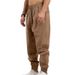 Men's Summer Jogger Pants – Slim-Fit Elastic Cuff Casual Trousers, Breathable & Lightweight For Daily Wear_viptrois.com