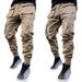 Men's Clothing Casual Pants Black Tapered Leg Loose Pants Straight Ins Trend_viptrois.com