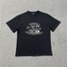 High Street Basic Letter L Print Short-Sleeve Loose Round-Neck Couple's Trendy T-Shirt_viptrois.com