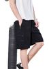 Men's Summer Washed Cotton Cargo Shorts Casual Loose Five Point Breathable Pure Cotton Pants_viptrois.com