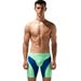 SEOBEAN Hibbing new fashion men's low-waisted long boxer swimming trunks hot spring pants men's swimsuit swimming trunks wholesale_viptrois.com