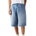 Classic Men's Denim Shorts Mid-Thigh 5-Inch Inseam Straight Leg Casual Summer Jeans Non-Stretch Cotton S-XXL Black Blue_viptrois.com