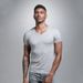 180GSM Stretch Fit Men's V-Neck T-Shirt – Slim Cut Breathable Tee (White/Black/Charcoal/Navy/Army Green/Burgundy/Denim Blue)_viptrois.com