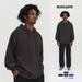 2025 Spring And Autumn New Product 380G Woolen Circle Solid Color American Hoodie Men's Loose Trendy Brand_viptrois.com