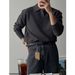 Monochrome Man- Spring And Autumn New Polo Shirt Turn-Down Collar Long Sleeve Knitted Sweater Men's British Business Style Slim Fit_viptrois.com