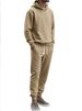 "Men's Jacquard Hoodie & Cuff Pants Set – Warm Autumn Casual Outfit, Relaxed Fit With Ribbed Cuffs"_viptrois.com