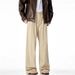 American Straight Jeans, Men's Women's Summer Trendy Brand Cleanfit, Loose Wide Leg, Cool And Stylish Floor Length_viptrois.com