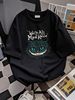 Black Mad Cat With Horrible Smile - Alice Cat In Wonderland T-Shirt Unisex S_5XL Fashion Homme Designer Clothes Comfortable Summer Slightly_viptrois.com