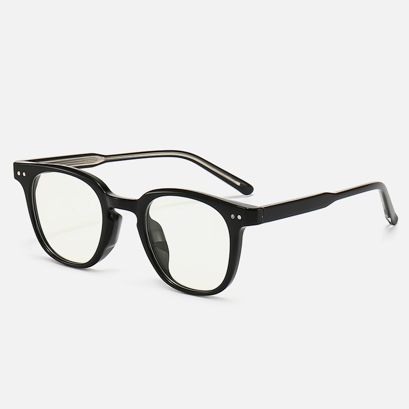 Women's Glasses New Fashion Popular Men's And Women's Glasses Frame Transparent Frame Flat Mirror Net Red GM Anti Blue Light Glasses Frame_viptrois.com