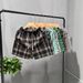 Men's Clothing Luxury Brand Men's Houndstooth Shorts Straight Leg Loose Fit Beach Casual Pants Retro Style Summer Four Quarter Length_viptrois.com