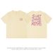 Men's Clothing Black Cotton Short Sleeved T Shirt For Men Summer Men's Wear Half Sleeved Korean Style Printed Loose Couple Tops_viptrois.com