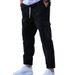 Men's Trousers Corduroy Trousers Men's Autumn Loose Straight Wide-leg Trousers Solid Color Multi-pocket Men's Casual Trousers_viptrois.com