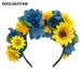 2024 New Halloween Flower Headband Skull Day Hair Decor Party Decoration Headband_viptrois.com