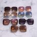 Men's Sunglasses Fashion Pearl Square Large Frame Sunglasses Women's Outdoor Uv Anti Ultraviolet Sunglasses_viptrois.com