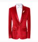 Men's Clothing Fashion Brand Men's Autumn Clothing New Velvet Suit Host Dress Large Size Suit Men_viptrois.com