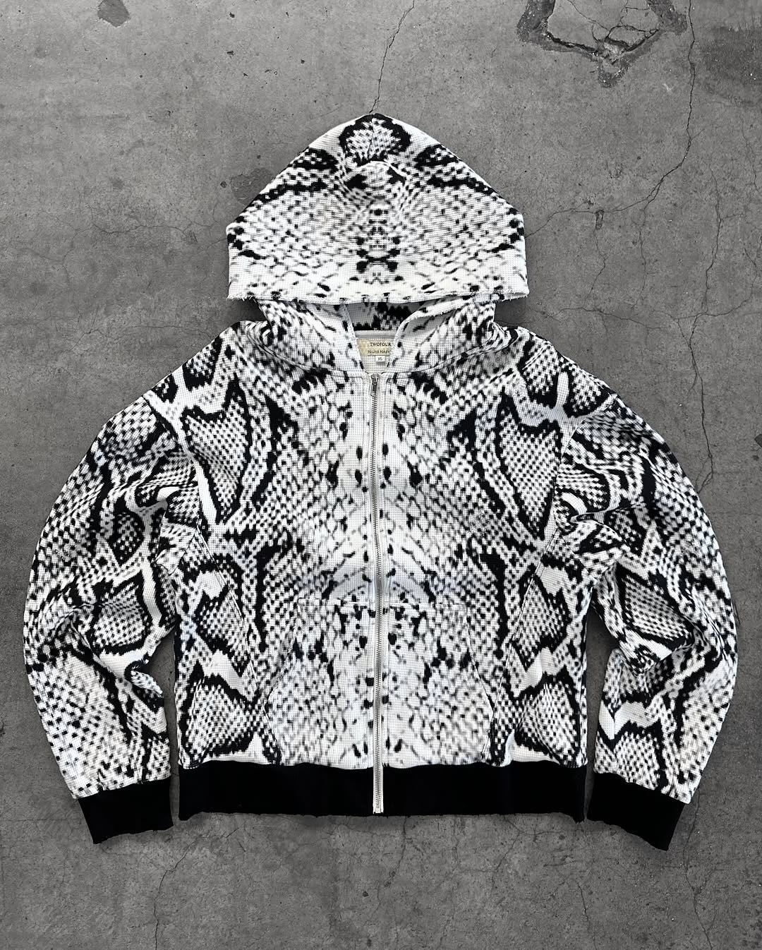 Gothic Unisex Hooded Zip-Up Sweatshirt With 3D Print - Dark Aesthetic Streetwear For Men & Women_viptrois.com