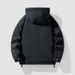 Men's Clothing Winter Workwear Down Jacket Short Style Casual Fashion Hooded Parka With 700FP White Duck Down, Waterproof Windproof Thickened Coat_viptrois.com