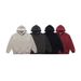 Cordless Pocket Hooded Sweatshirt Men, Autumn And Winter Fleece-lined Base Shirt For Layering_viptrois.com